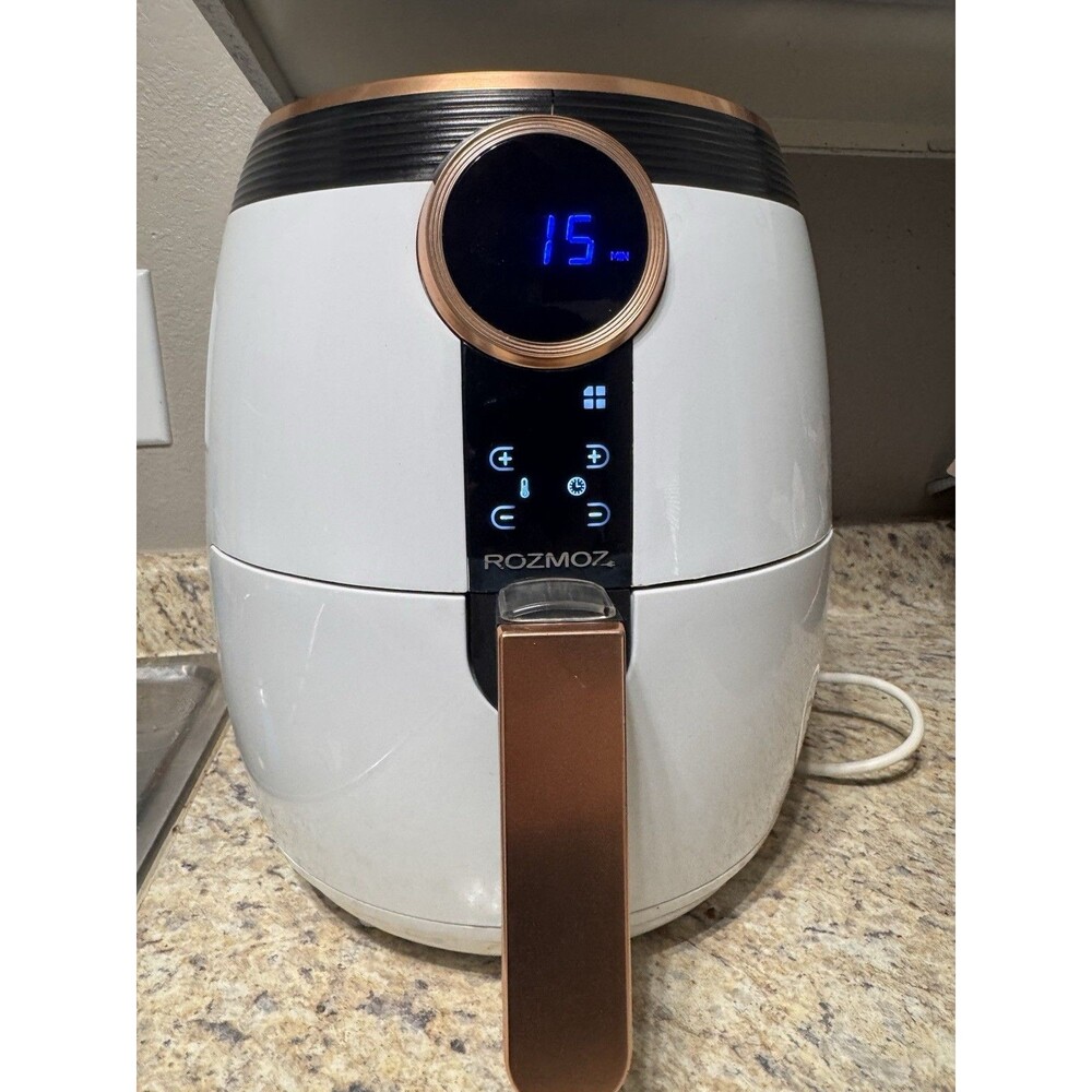 ROZMOZ 4.2 Qt 1500W Digital Air Fryer w/ Basket, Timer, Temp Control